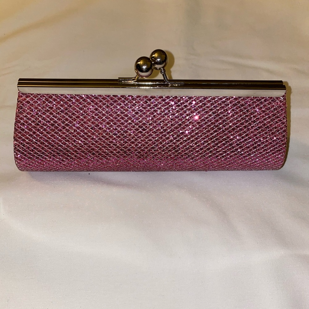 Pink Glittery clutch